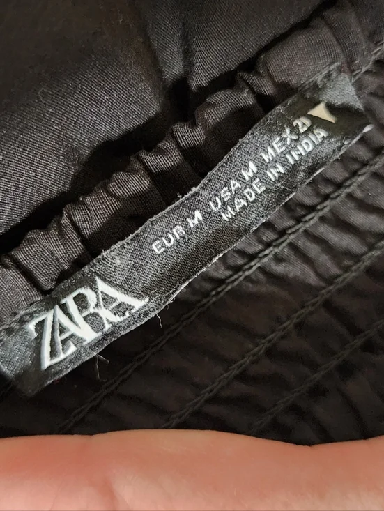 Zara Women's Black Smocked Bodice Sleeveless Tiered Maxi Dress Med Summer Casual - Picture 11 of 11